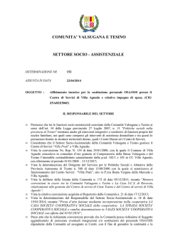 Download "Testo di Determinazione 2014