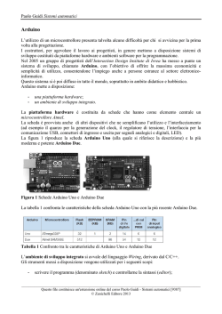 Arduino - Zanichelli online per la scuola
