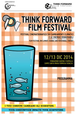 Catalogo - 2014 - Think Forward Film Festival