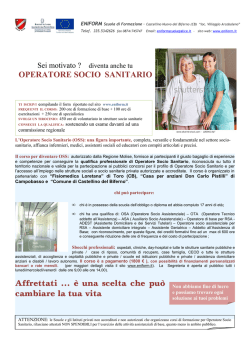 Operatore Socio Sanitario