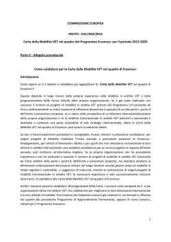 Invito_Carta_Mobilit&agrave;_VET_parteII - Erasmus+, Il sito Italiano del