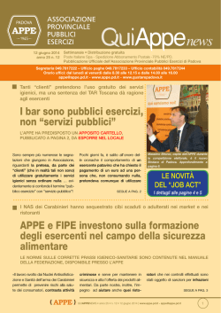 notiziario QuiAPPE