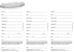 scheda iscrizione nazionale agricoltura 14.03.2014