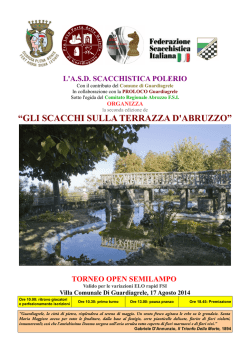 Torneo Open Semilampo