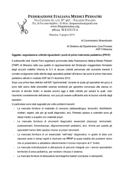 nota ppi-p - Benvenuto in FIMP Messina