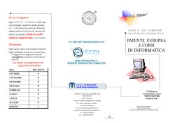 brochure 2013-2014 ECDL