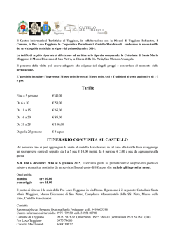 tariffario - Paradhosis.it