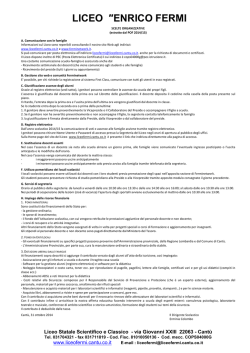 Estratto POF - Liceo Fermi