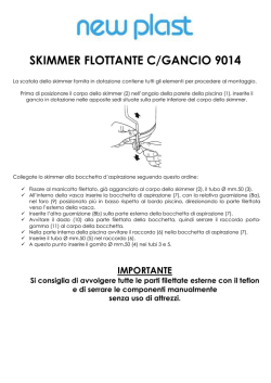 Kit skimmer flottante polivalente