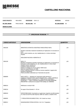 CARTELLINO MACCHINA