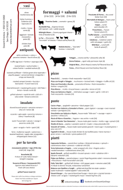 formaggi + salumi - Davanti Enoteca
