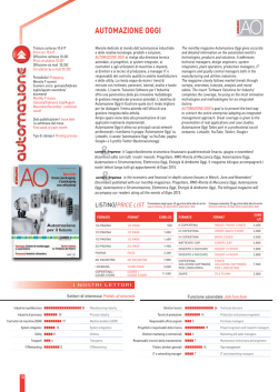 automazione oggi - Huson International Media