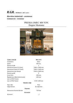 ME 1474 Pressa meccanica Omec 400 ton
