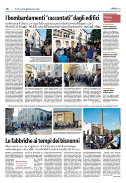 I bombardamenti “raccontati”dagli edifici Le fabbriche