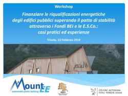 Presentazione - Il Progetto MountEE