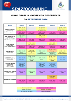 locandina orari medici a3 DA SETTEMBRE 2014.pub