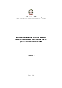 Sezione regionale di controllo per la Toscana