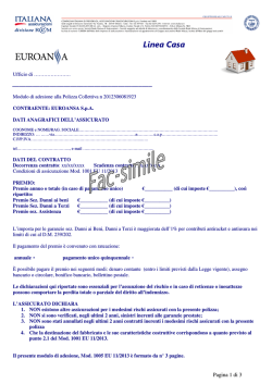 Euroansa Linea casa Mod. Adesione Ed. 11-2013