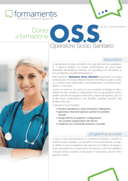 corso OSS - Formamentis