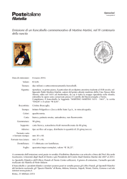 Martino Martini - Filatelia