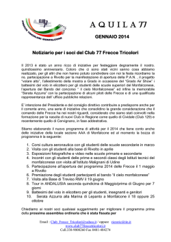 A Q U I L A  77 - Club 77 Frecce Tricolori Monfalcone