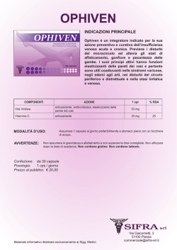 OPHIVEN - Sifra Srl