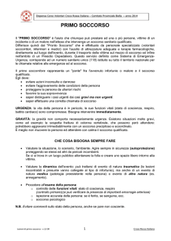 Corso Volontari CRI 2014_dispensa