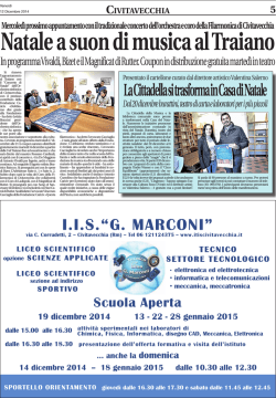 La Cittadella si trasforma in Casa di Natale