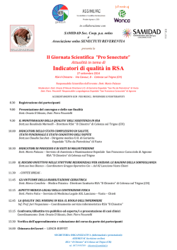 Indicatori di qualit&agrave; in RSA