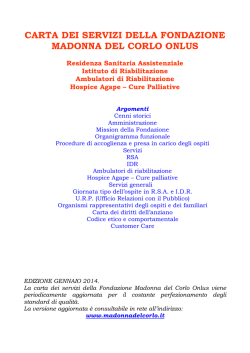 La versione aggiornata &egrave; consultabile cliccando qui