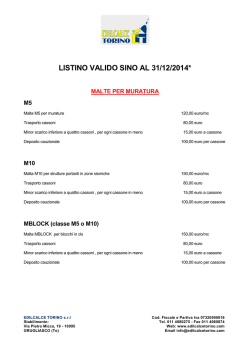download listino - EdilcalceTorino