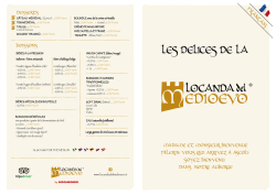 menu Locanda - FRANCESE.ai