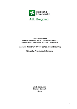 Documento di Programmazione 2014