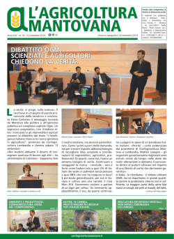 DIBATTITO OGM, SCIENZIATI E AGRICOLTORI CHIEDONO LA