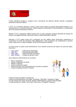 Premessa - Istituto Comprensivo Biella II
