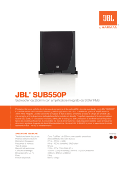 JBL&reg; SUB550P