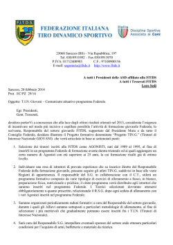 comunicato programma ting