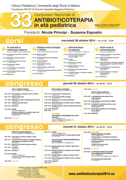 Clicca qui per la locandina con il programma completo