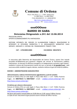 Comune di Ordona - Regione Puglia