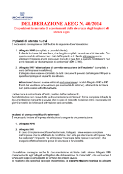 Sintesi AEEG 40_2014