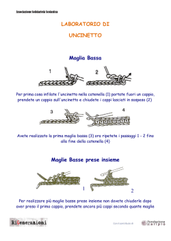 Fac simile unit&agrave; didattica Laboratorio Uncinetto Ass