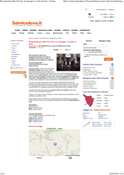 Saimicadove.it - 23 marzo 2014