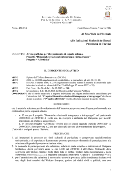 Bando - Treviso &ndash; Ufficio scolastico territoriale