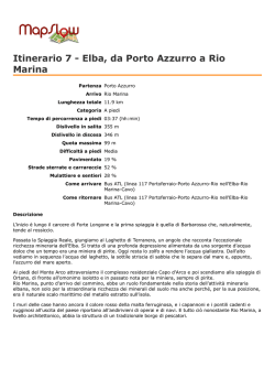 Itinerario 7 - Elba, da Porto Azzurro a Rio Marina