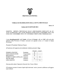 M3 - Provincia di Pistoia