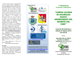 Carini lavora in sicurezza