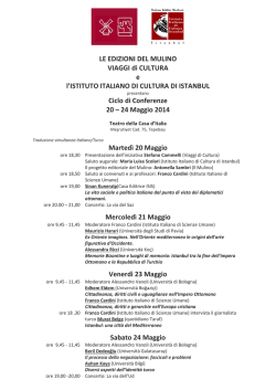LE EDIZIONI DEL MULINO ultimo in turco e italiano