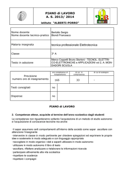 tecnica professionale elettrotecnica 3a ipsia - iis alberti