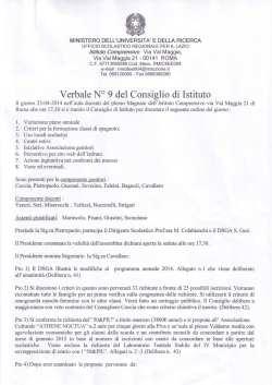Verbale del 23-04-2014 - Istituto Comprensivo Via Val Maggia