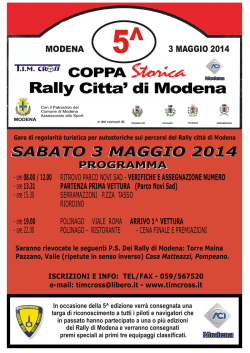 programma - T.I.M. cross